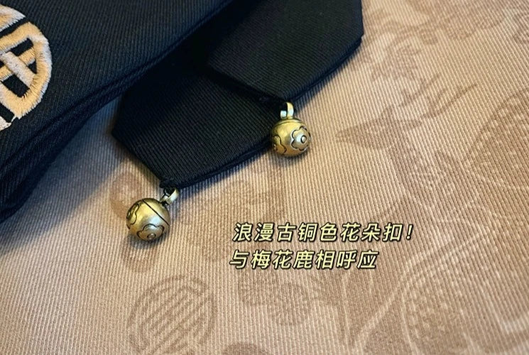 Kaqi 朱砂 Cinnabar Modernized Tang Dynasty Unisex Yuanlingpao Coat - Image 13