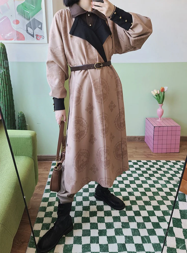 Kaqi 朱砂 Cinnabar Modernized Tang Dynasty Unisex Yuanlingpao Coat - Image 18