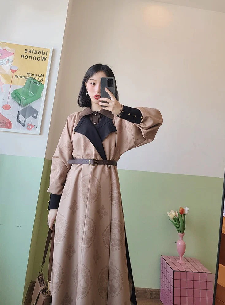 Kaqi 朱砂 Cinnabar Modernized Tang Dynasty Unisex Yuanlingpao Coat - Image 7