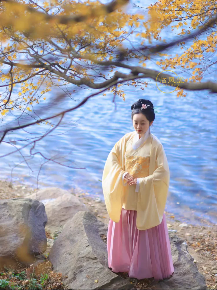 Ku Ying 枯樱 Withered Cherries Ming Song Sheer Summer Mamian Skirt & Baidiequn Skirt - Image 6