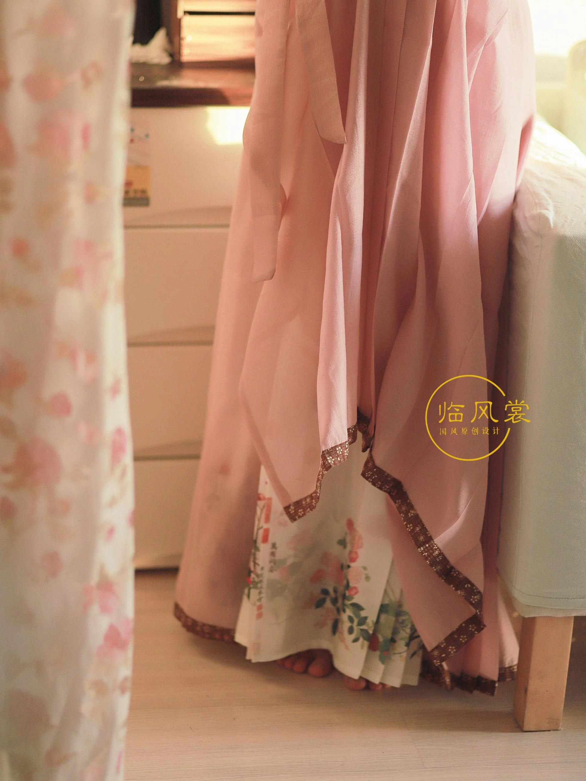 Ku Ying 枯樱 Withered Cherries Ming Song Sheer Summer Mamian Skirt & Baidiequn Skirt - Image 8