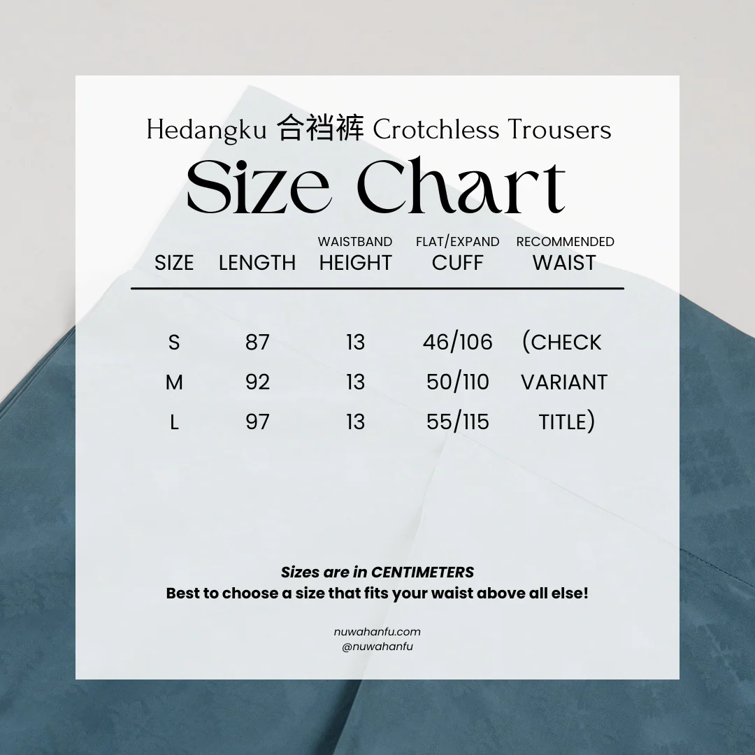 Kuo Tui 阔腿 Wide Leg Men's Song Dynasty Hedangku Open-Crotch Pants - Image 16