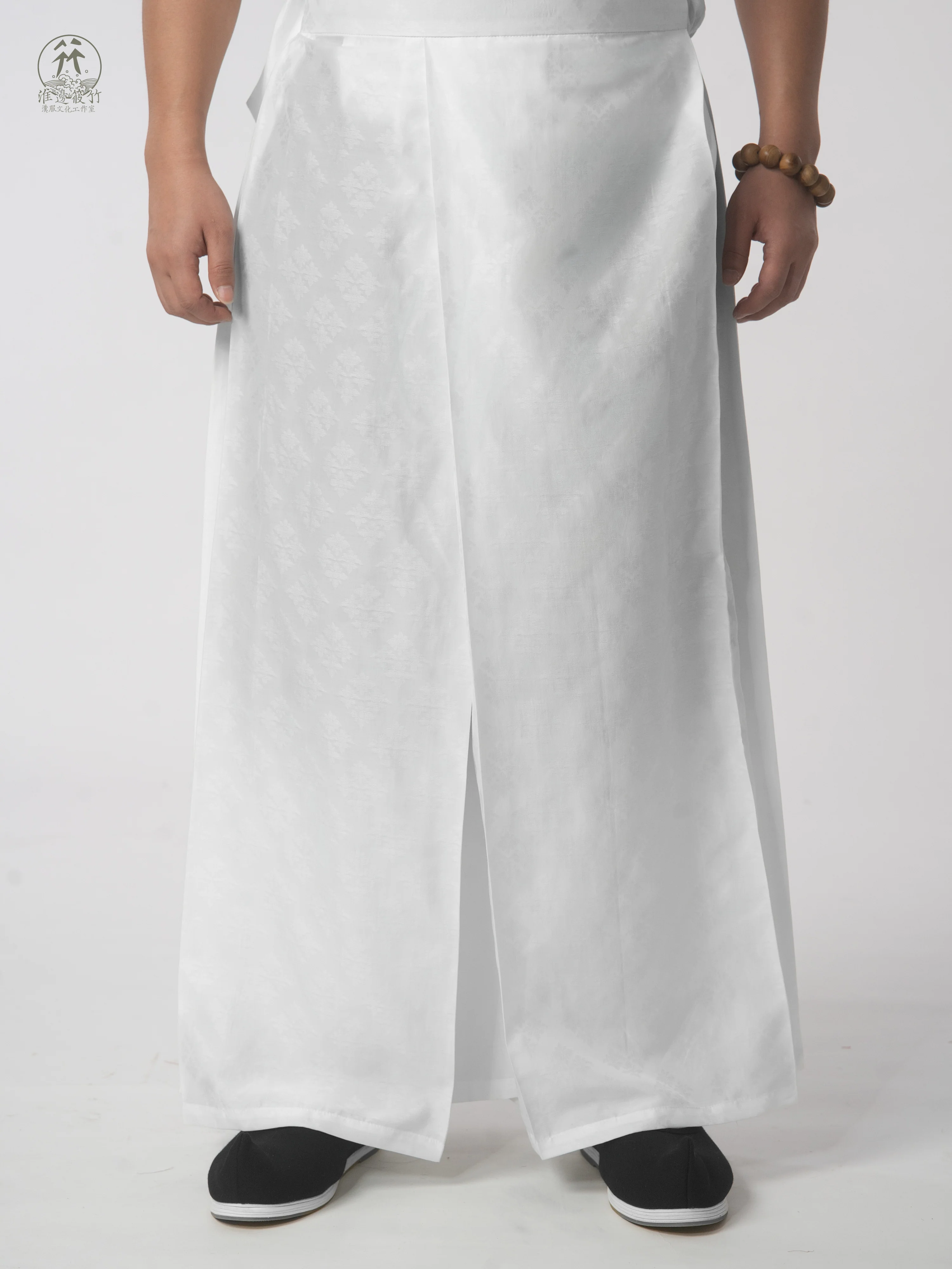 Kuo Tui 阔腿 Wide Leg Men's Song Dynasty Hedangku Open-Crotch Pants - Image 4