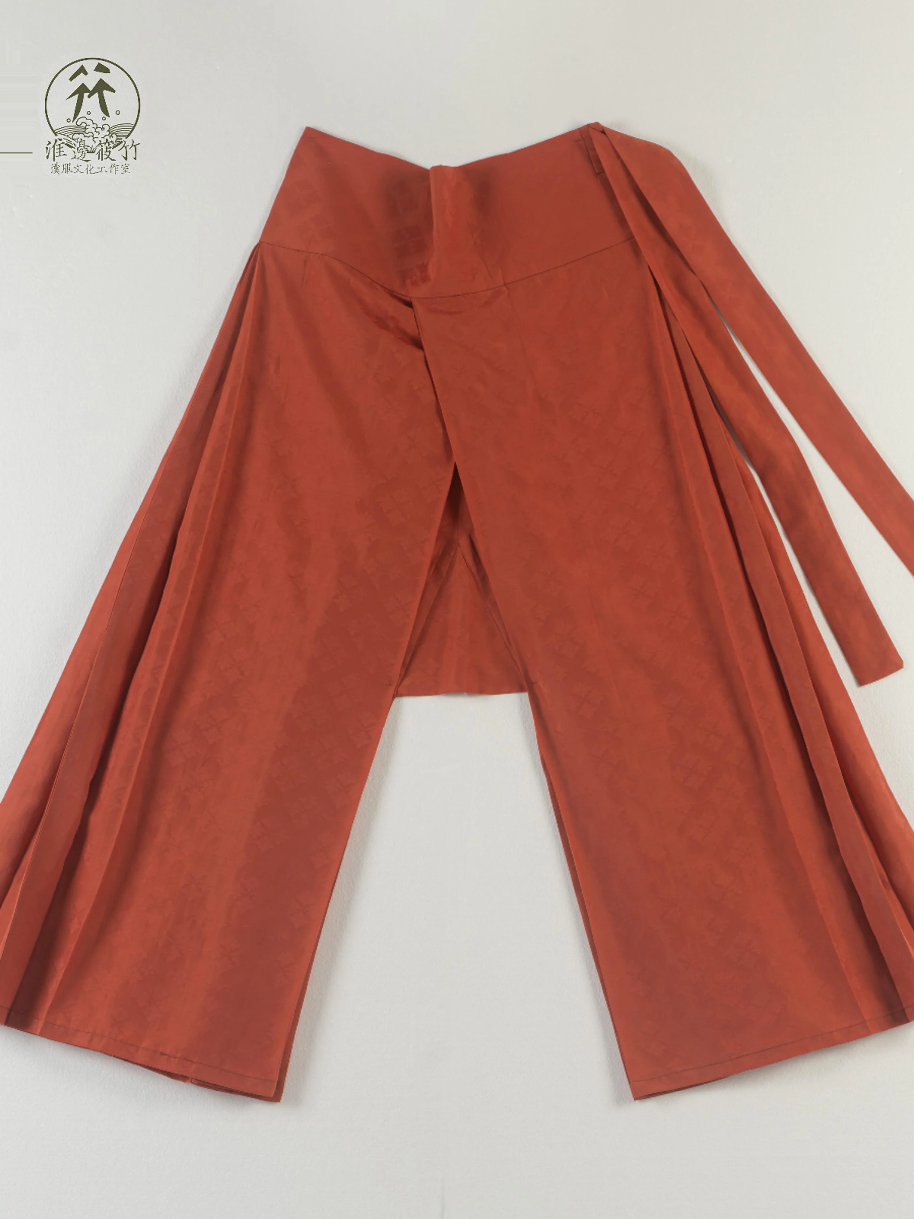 Kuo Tui 阔腿 Wide Leg Men's Song Dynasty Hedangku Open-Crotch Pants - Image 5