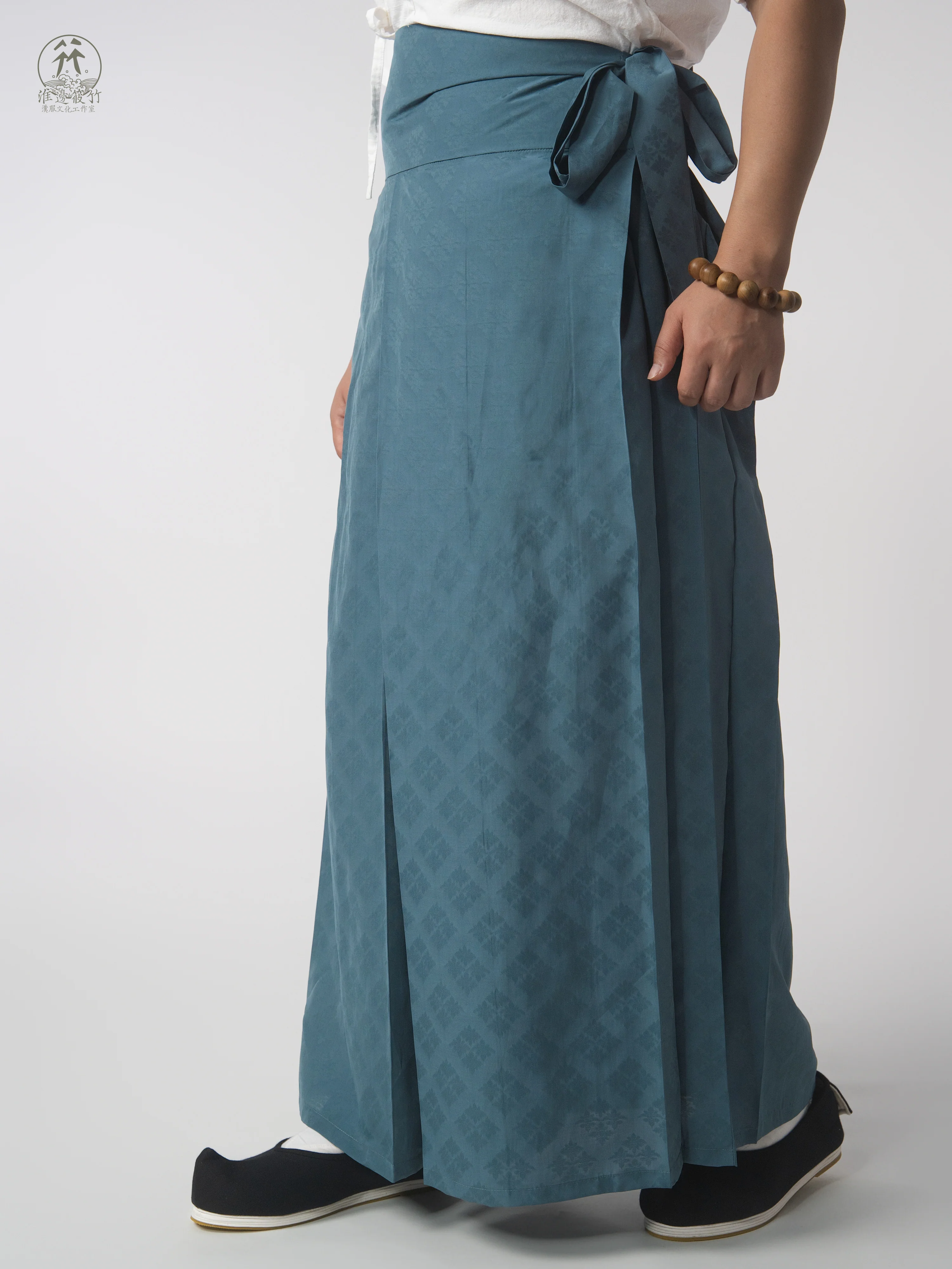 Kuo Tui 阔腿 Wide Leg Men's Song Dynasty Hedangku Open-Crotch Pants - Image 7