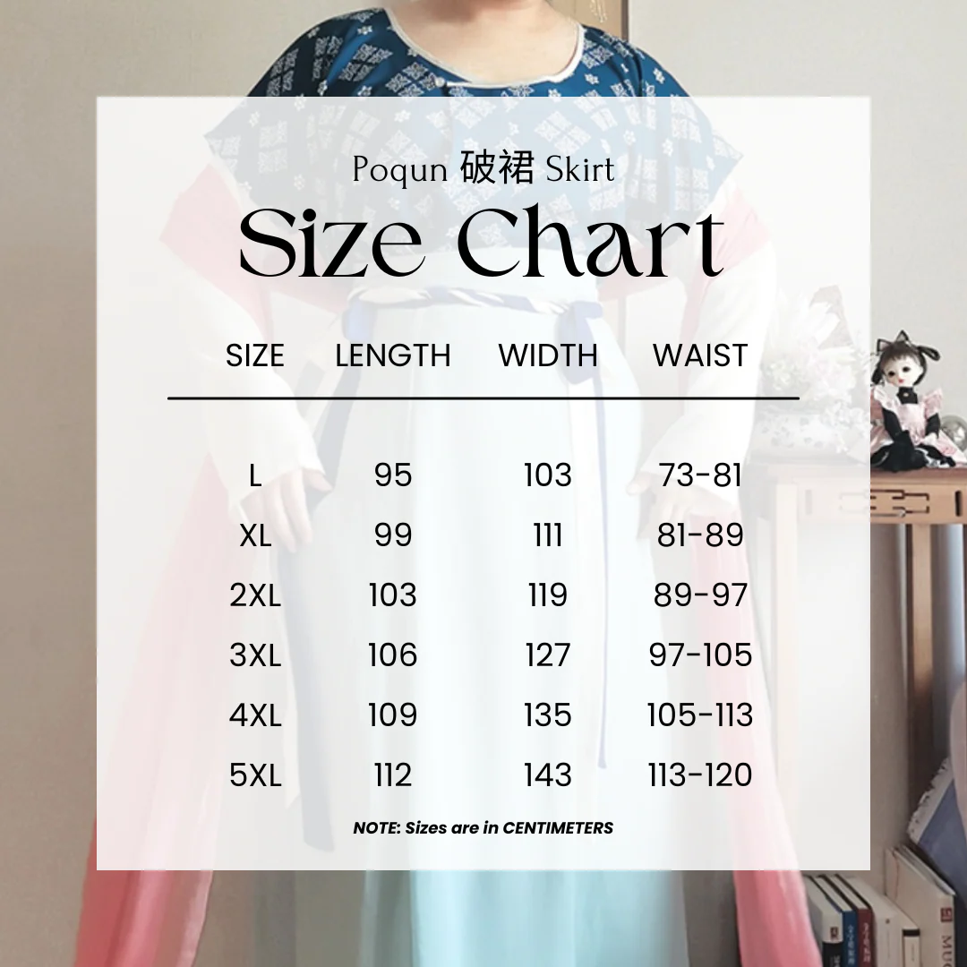 Lanmei 蓝莓 Blueberry Early Tang Dynasty Plus Size Ruqun Set - Image 11