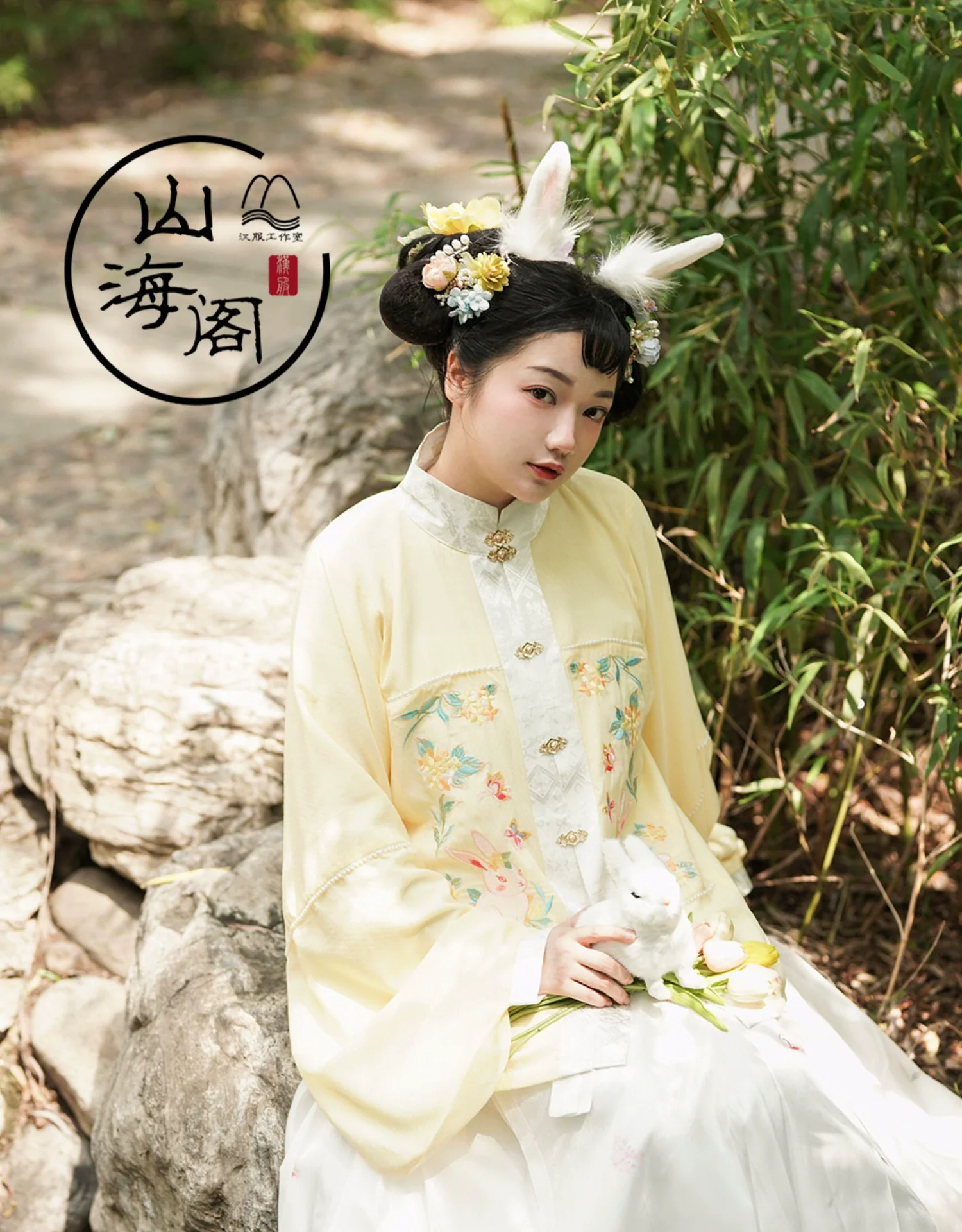 Lei Si 蕾丝 Lacy Bunny Ming Dynasty Plus Size Liling Pipa Sleeve Mamian Aoqun Set - Image 8