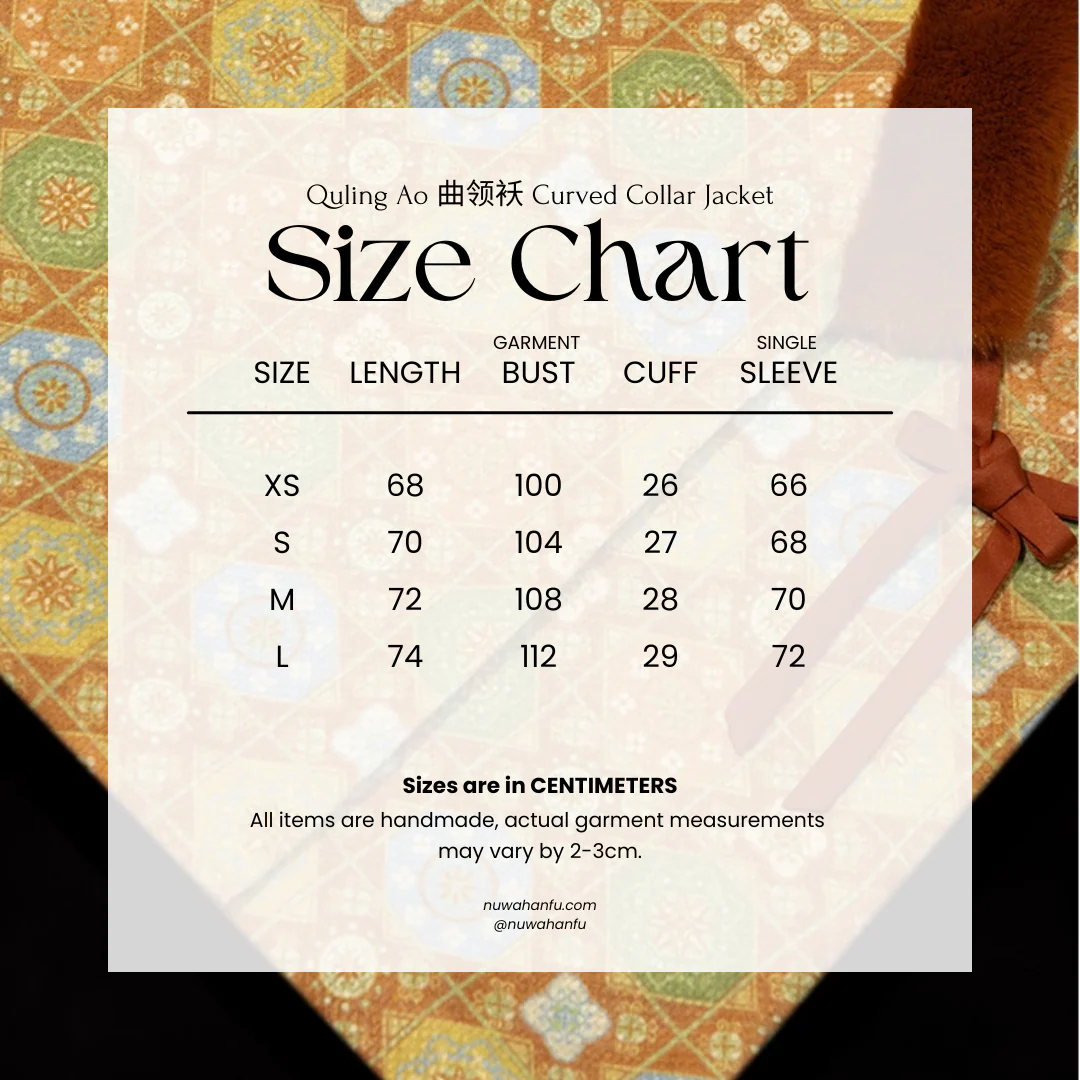 Lili Su 栗栗苏 Chestnut Candy Modern Weijin Quling Curved Collar Jacket & Midi Skirt Set - Image 18