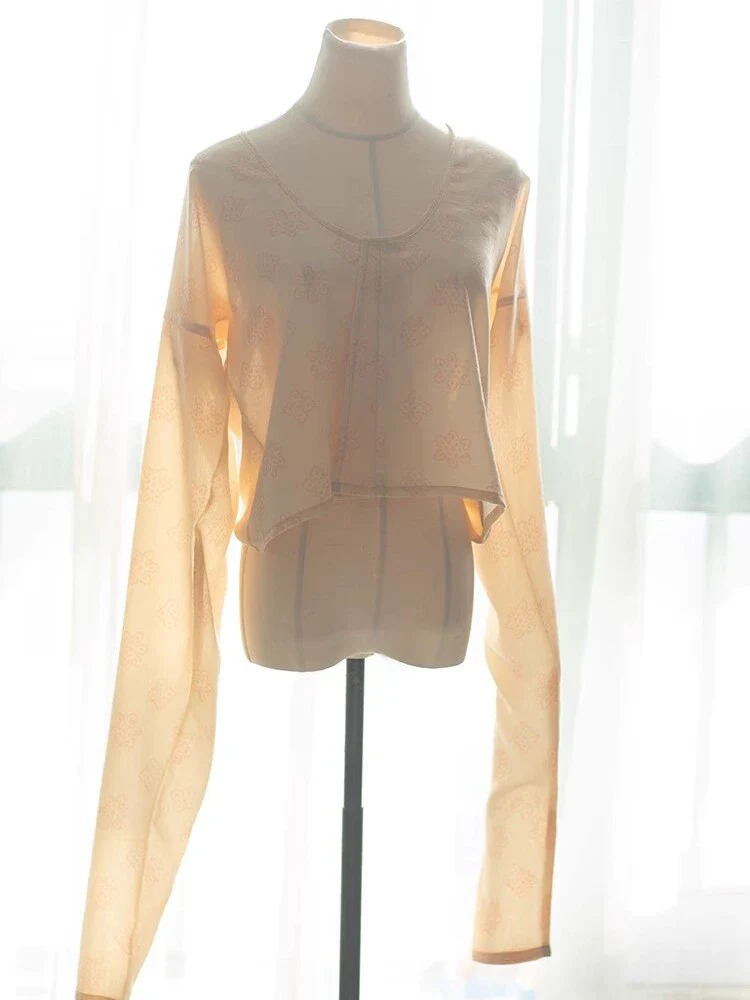 Ling Gé 菱格 Rhombus Early Tang Dynasty Banbi Ruqun Set - Image 8