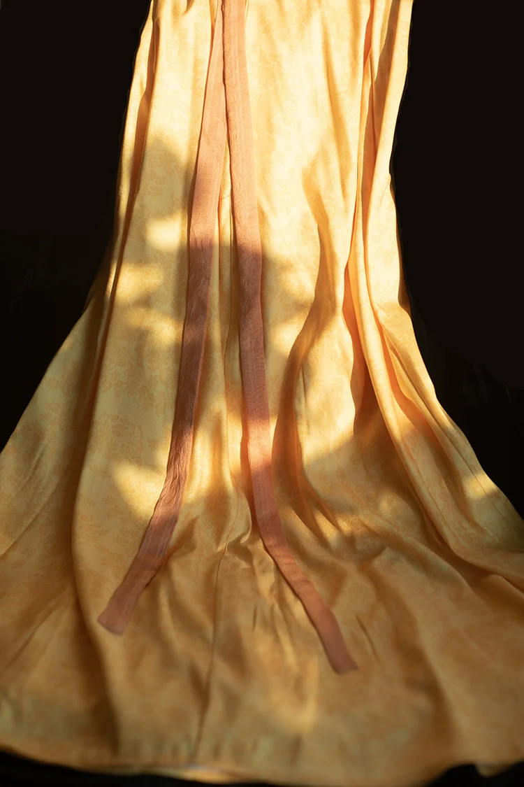 Ling Gé 菱格 Rhombus Early Tang Dynasty Banbi Ruqun Set - Image 9