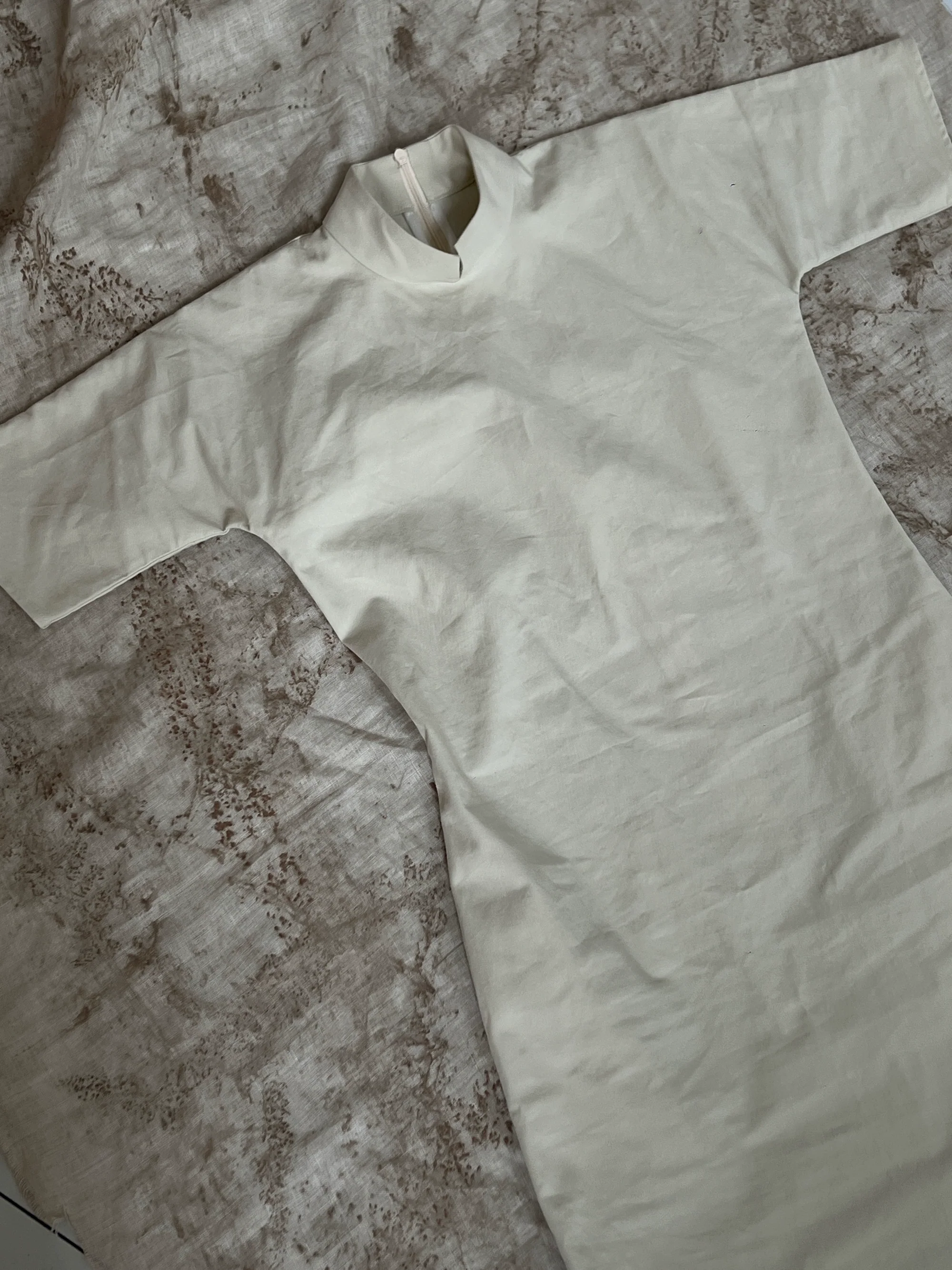 Ling Lan 铃兰 Lily of the Valley Pure Cotton 1930's Inspired Qipao with Pockets - Image 8
