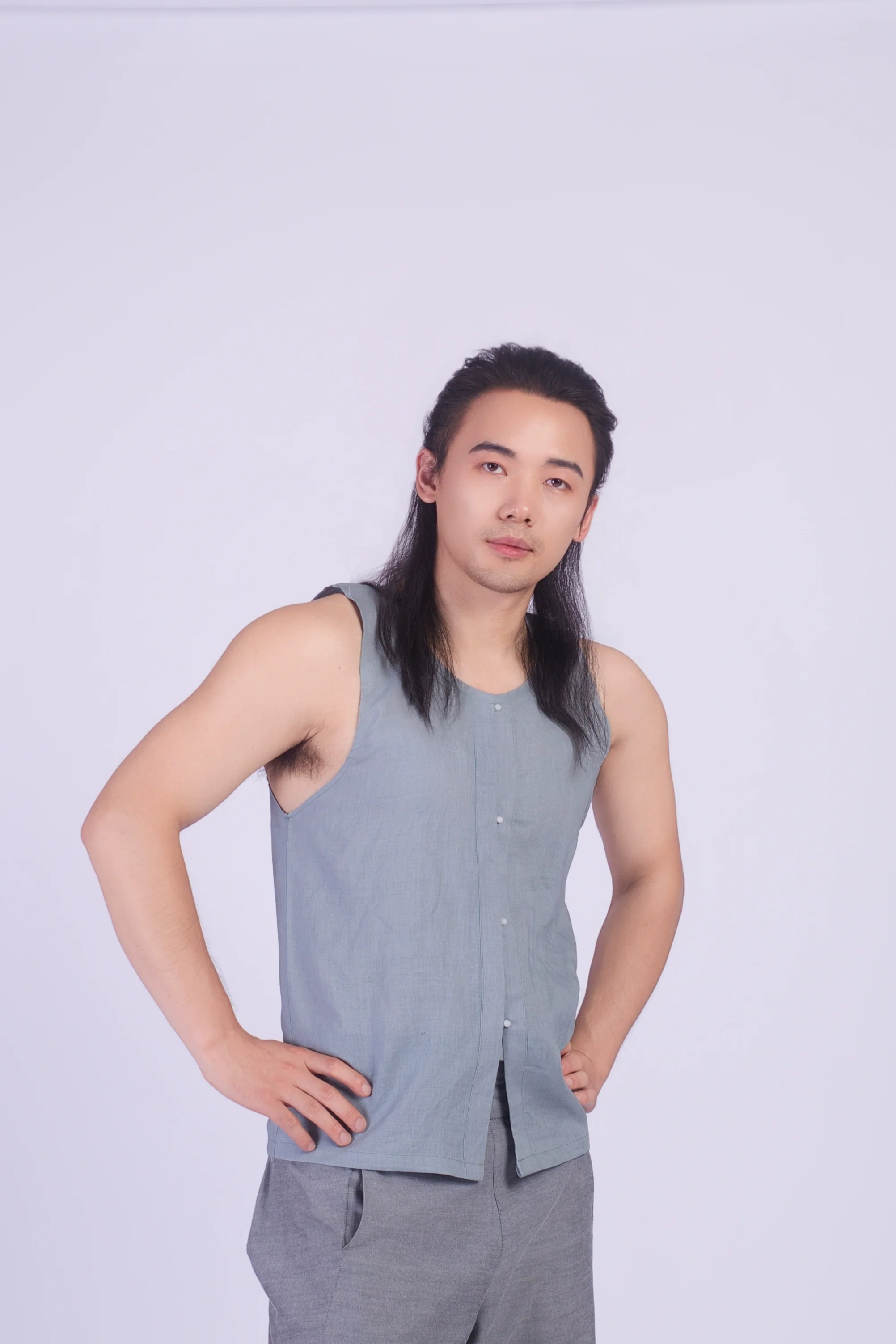 Liu Xiang 刘湘 Ming Dynasty Men's Beixin Vest Daily Cotton Undergarment - Image 2