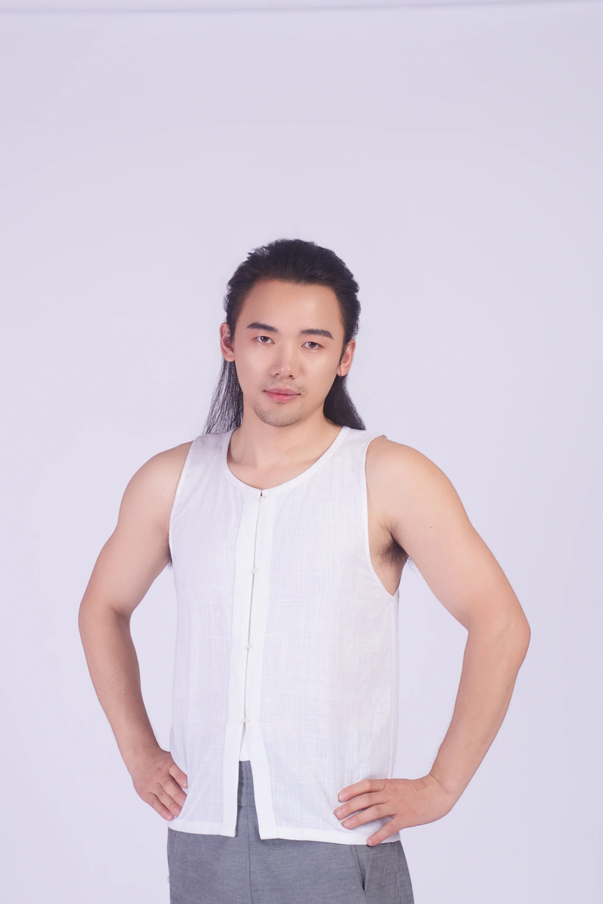 Liu Xiang 刘湘 Ming Dynasty Men's Beixin Vest Daily Cotton Undergarment - Image 6