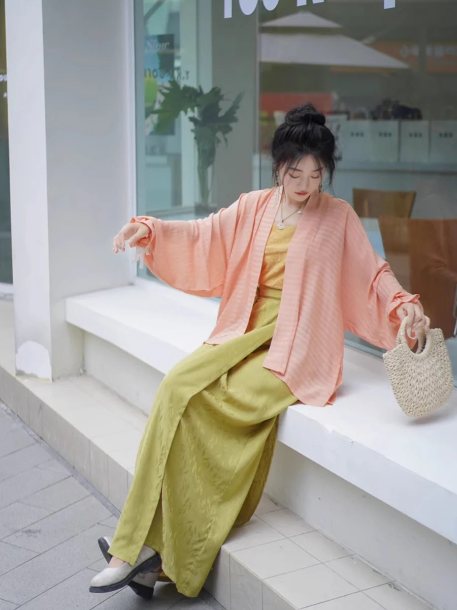 Liu Ye 柳叶 Willow Leaf Song Dynasty Satin Liangpianqun Two Panel Skirt - Image 7