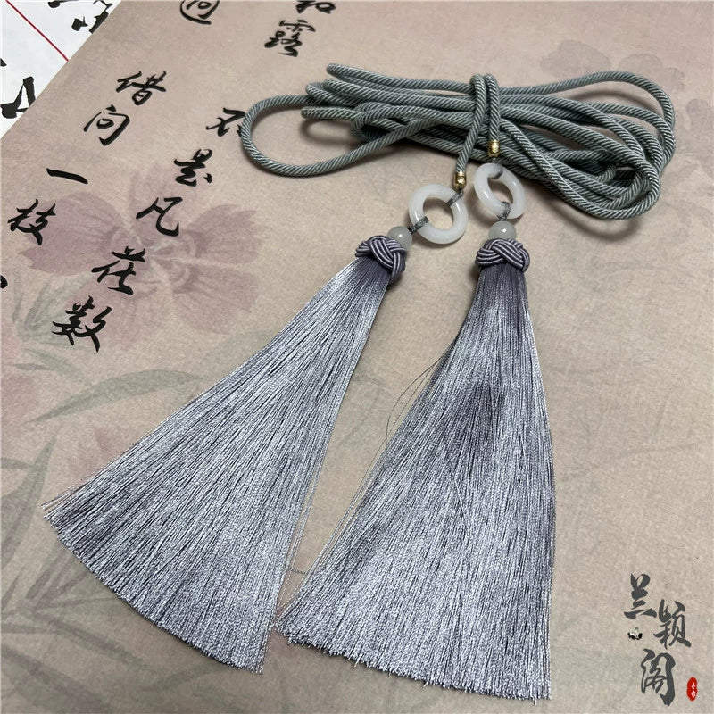 Liusu 流苏 Tassel Belt Unisex Hanfu Accessory - Image 3