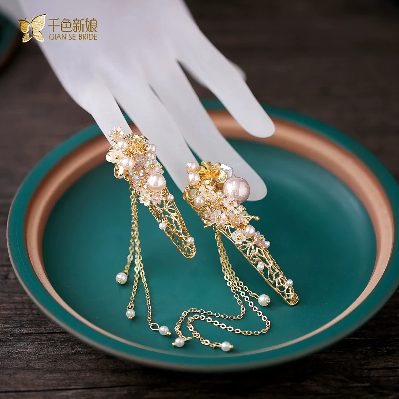 Lóng Huā 龙花 Dragon Flower New Chinese Style Finger Nail Guards - Image 4