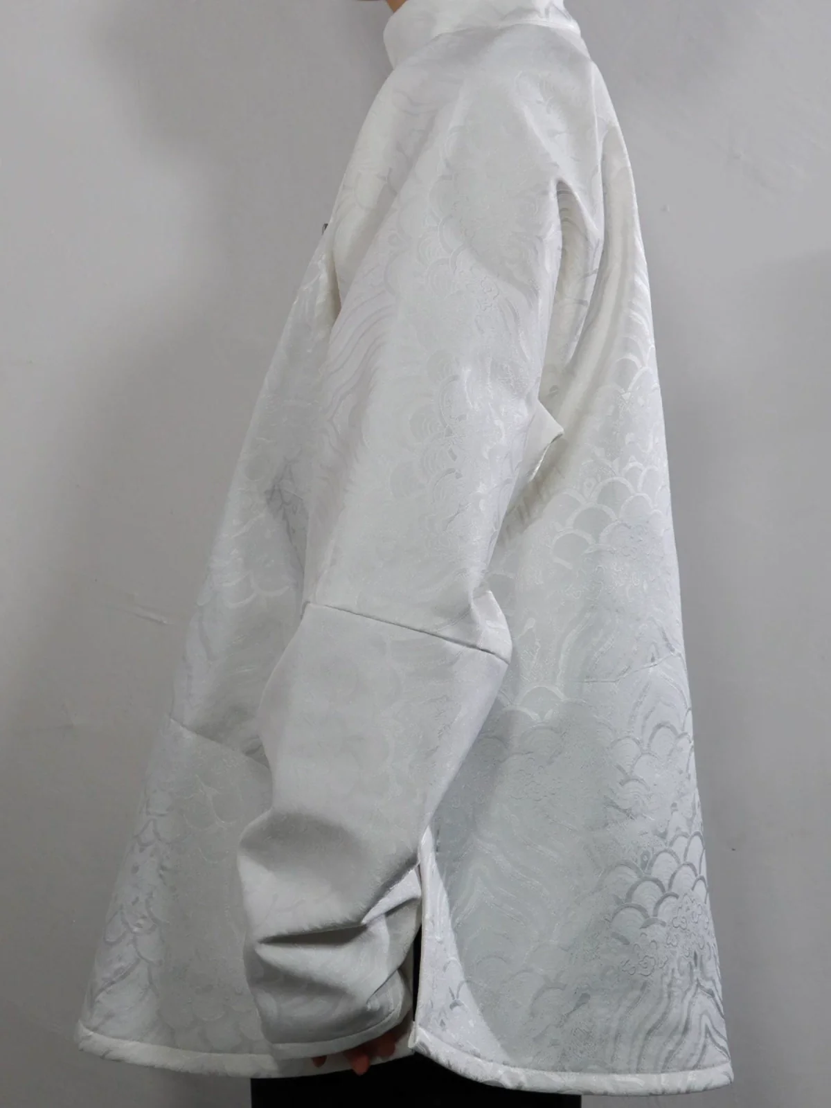 Long Lin 龙鳞 Dragon Scales Ming Dynasty Men's & Unisex Liling Duijin Ao Standing Collar Winter Top - Image 3