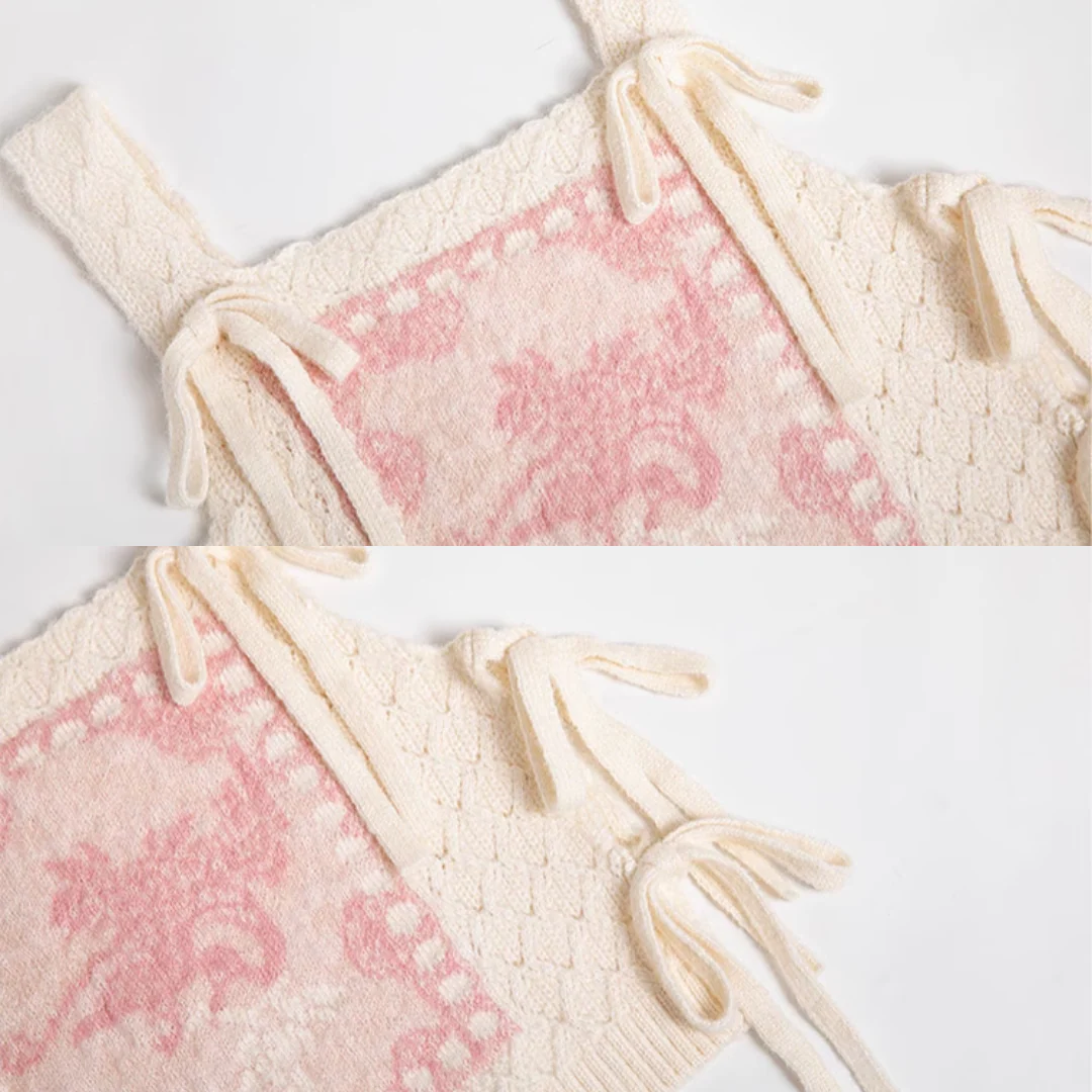 Lu Lu 陆陆 Deer Deer Modernized Ming Dynasty Knit Zhuyao & Mamian Skirt Set - Image 21