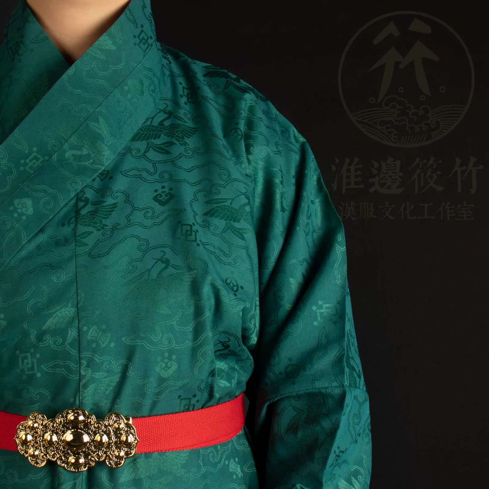 Lu'an 芦暗 Wild Reed Early Ming Dynasty Men's Restoration Changshan Robe - Image 3