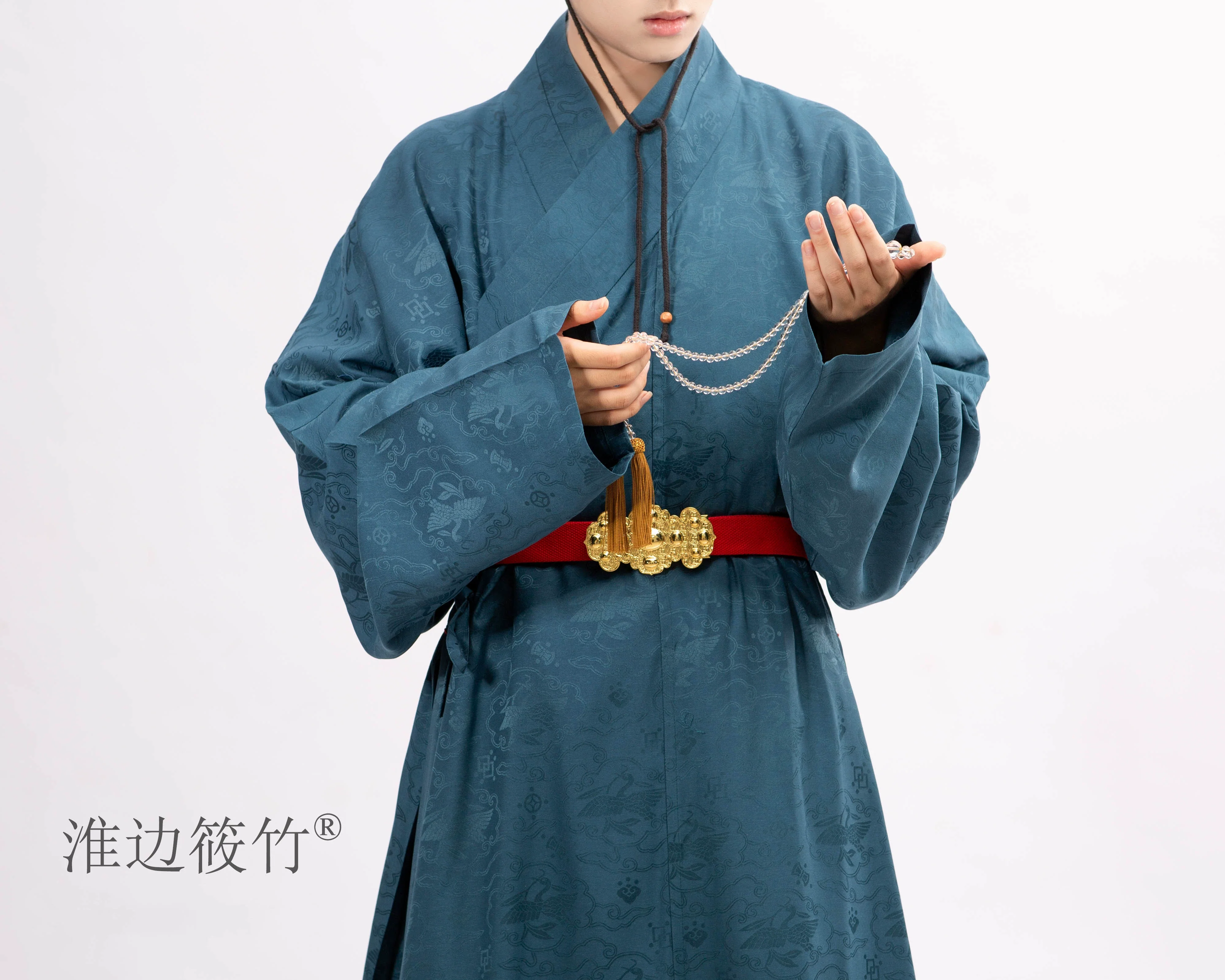 Lu'an 芦暗 Wild Reed Early Ming Dynasty Men's Restoration Changshan Robe - Image 6