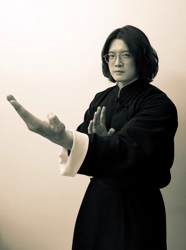 Luan Shan 乱山 Chaotic Mountain Modernized Republican Era Belted Changpao Mandarin Collar Robe - Image 6