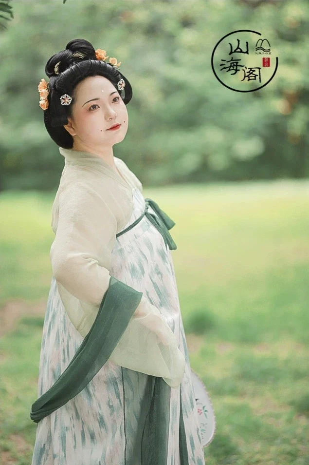 Luwu 绿芜 Shrouded Ivy Tang Dynasty Plus Size Summer Qixiong Ruqun Set - Image 6