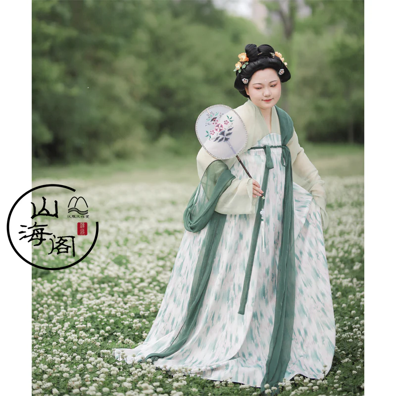 Luwu 绿芜 Shrouded Ivy Tang Dynasty Plus Size Summer Qixiong Ruqun Set - Image 8