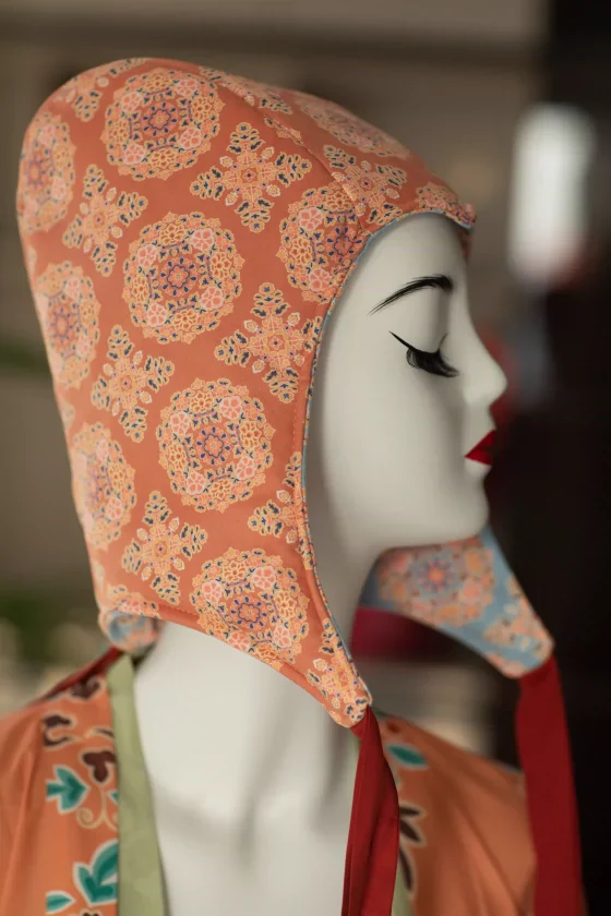 Ma Qiu 马球 Polo Tang Dynasty Unisex Reversible Quilted Rider's Bonnet - Image 4