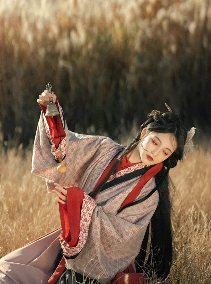 Magu 麻姑 Grassland Nymph WeiJin Dynasty Print Ruqun Set - Image 6