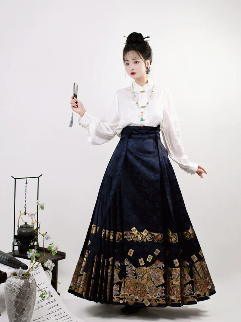 Majiang 麻将 Mahjong Tile Mamian Skirt - Image 7