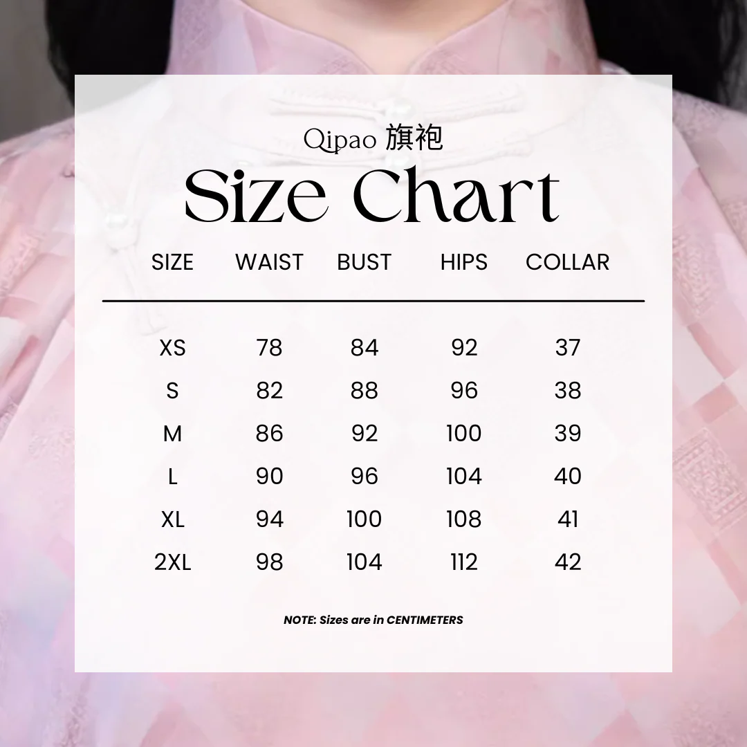 Manchan 曼婵 1930s Patterned Satin Pink Summer Qipao - Image 10