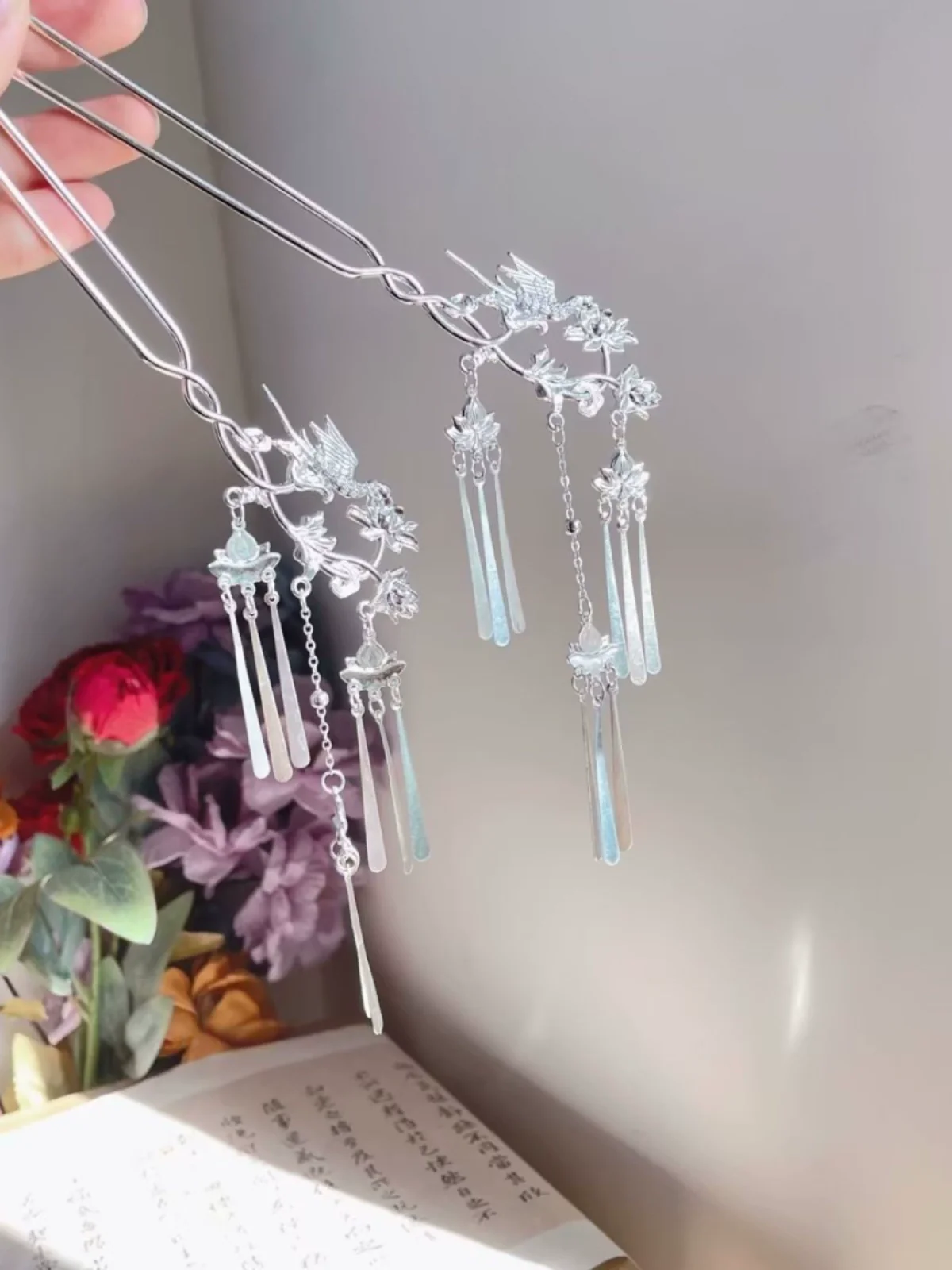 Maque Ge 麻雀歌 Sparrow Song Metal Hairpins - Image 2