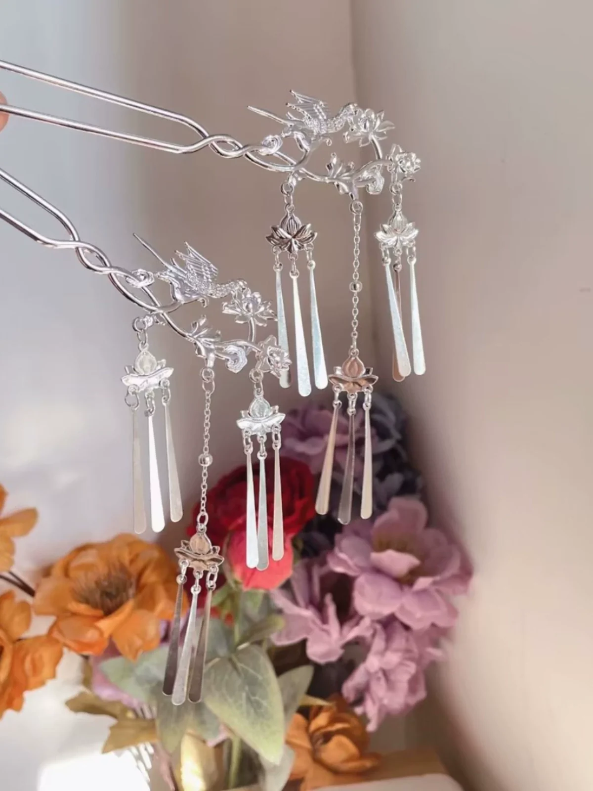 Maque Ge 麻雀歌 Sparrow Song Metal Hairpins - Image 3