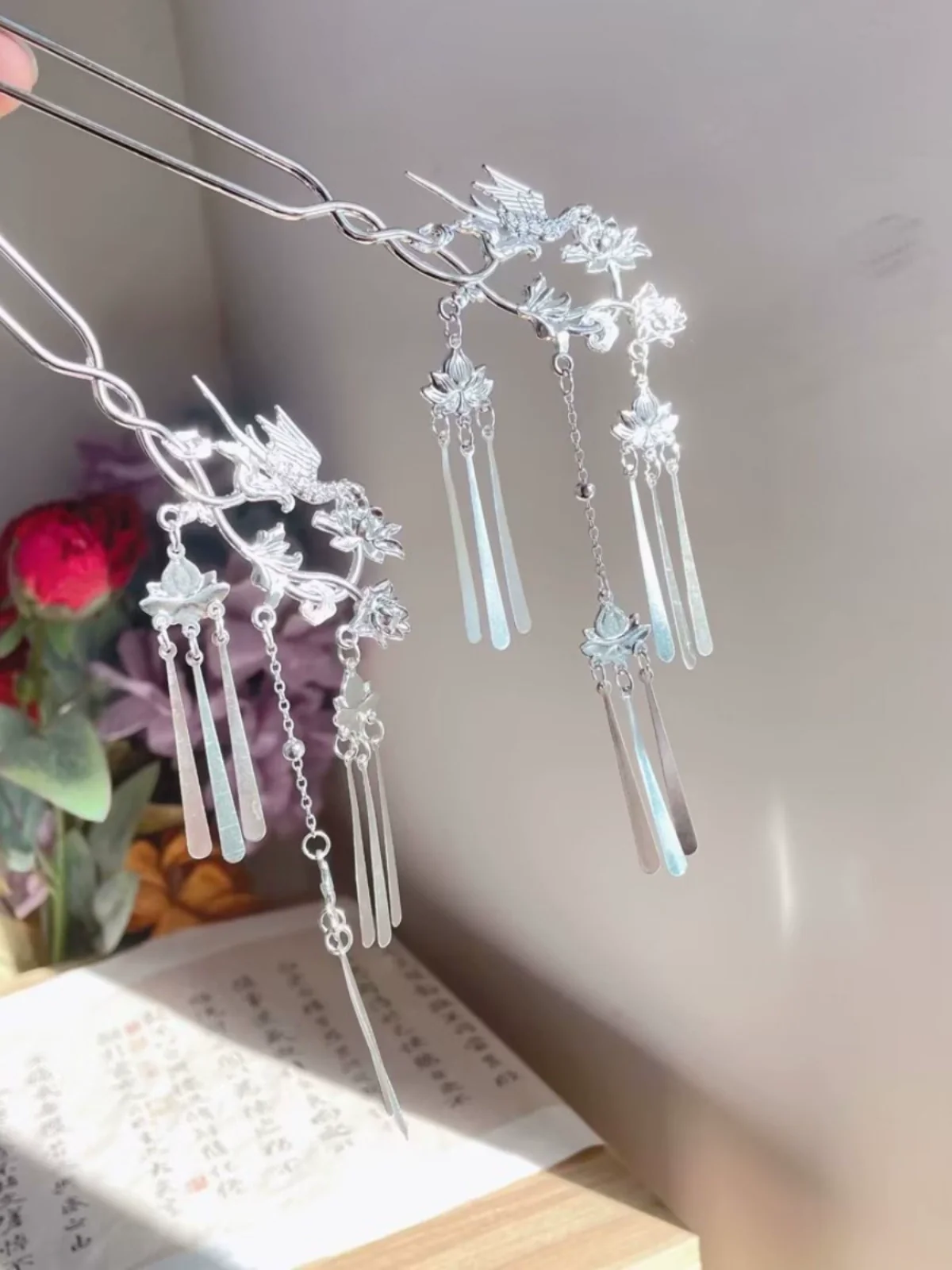 Maque Ge 麻雀歌 Sparrow Song Metal Hairpins - Image 4