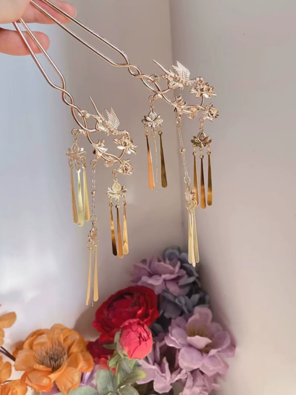 Maque Ge 麻雀歌 Sparrow Song Metal Hairpins - Image 5