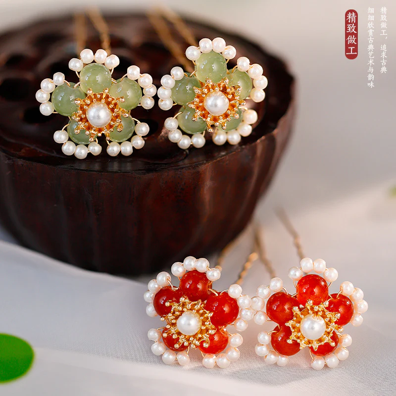 Mei Hua 梅花 Plum Blossom Tang Song Dynasty Hairpins - Image 2