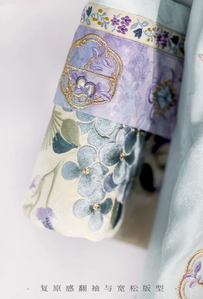 Meng Meng 萌萌 Qing Dynasty Embroidered Changyi Dress - Image 15