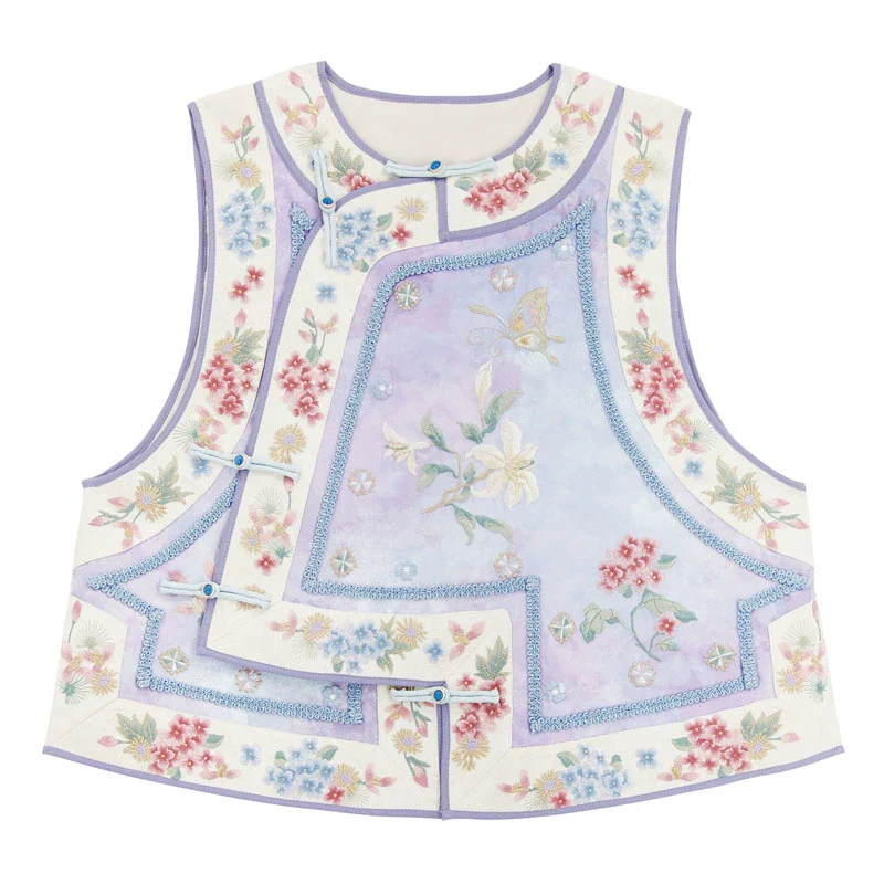 Meng Meng 萌萌 Qing Dynasty Embroidered Changyi Dress - Image 17