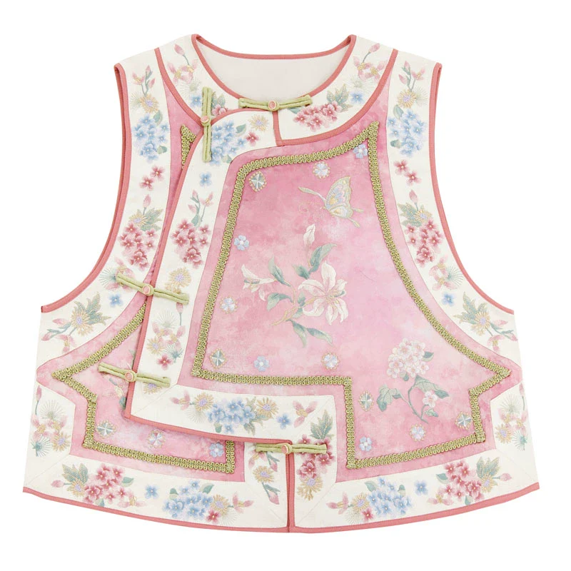 Meng Meng 萌萌 Qing Dynasty Embroidered Changyi Dress - Image 19