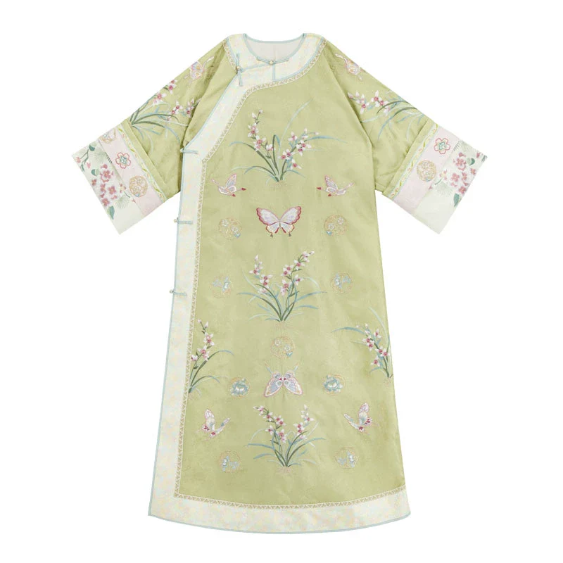 Meng Meng 萌萌 Qing Dynasty Embroidered Changyi Dress - Image 20