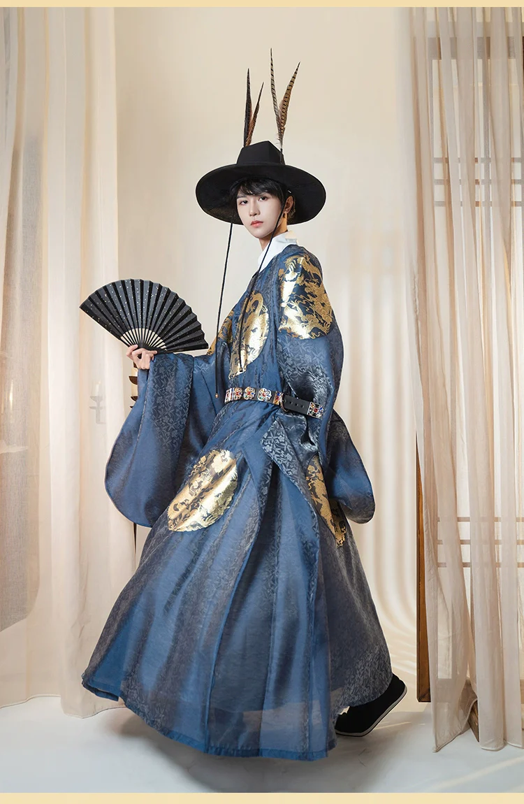 Ming Jing 明镜 Mirror of Ming Dynasty Men's & Unisex Dragon Yuanlingpao Robe - Image 2