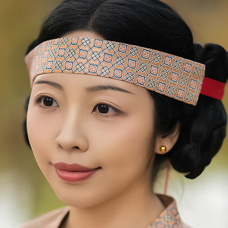 Mo'e 抹额 Tang Brocade Headband - Image 6
