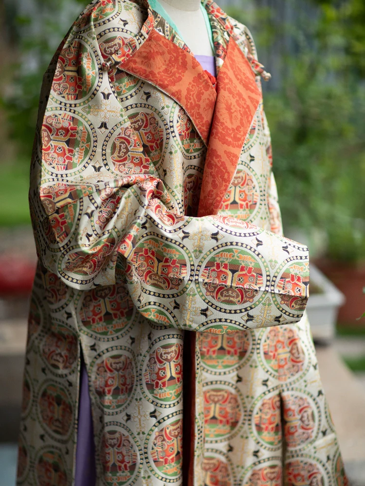 Mogao 莫高 Tang Dynasty Unisex Mandala Brocade Yuanlingpao Robe - Image 10