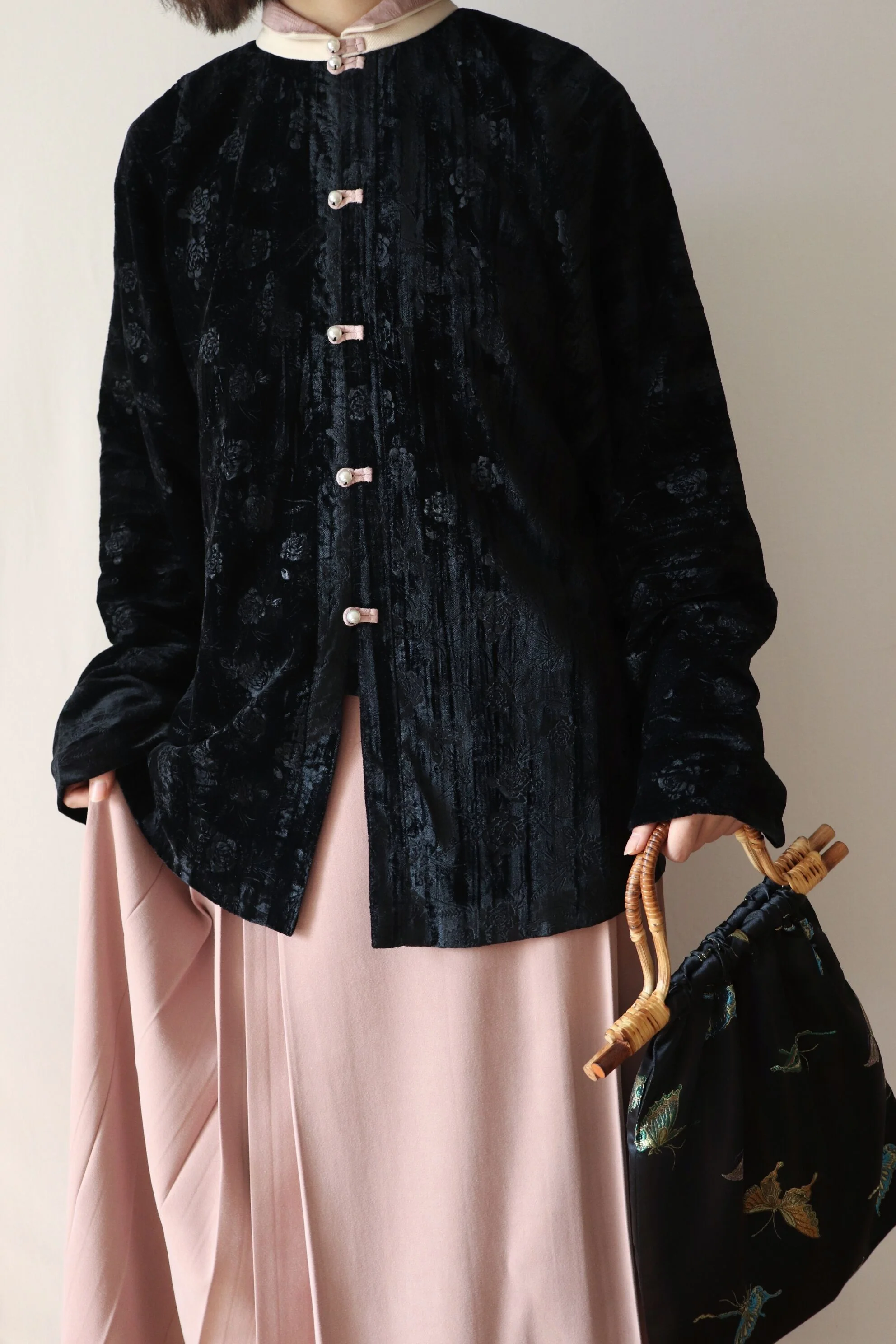 Moka 摩卡 Mocha Daily Buttoned Modernized Mamian Skirt - Image 11