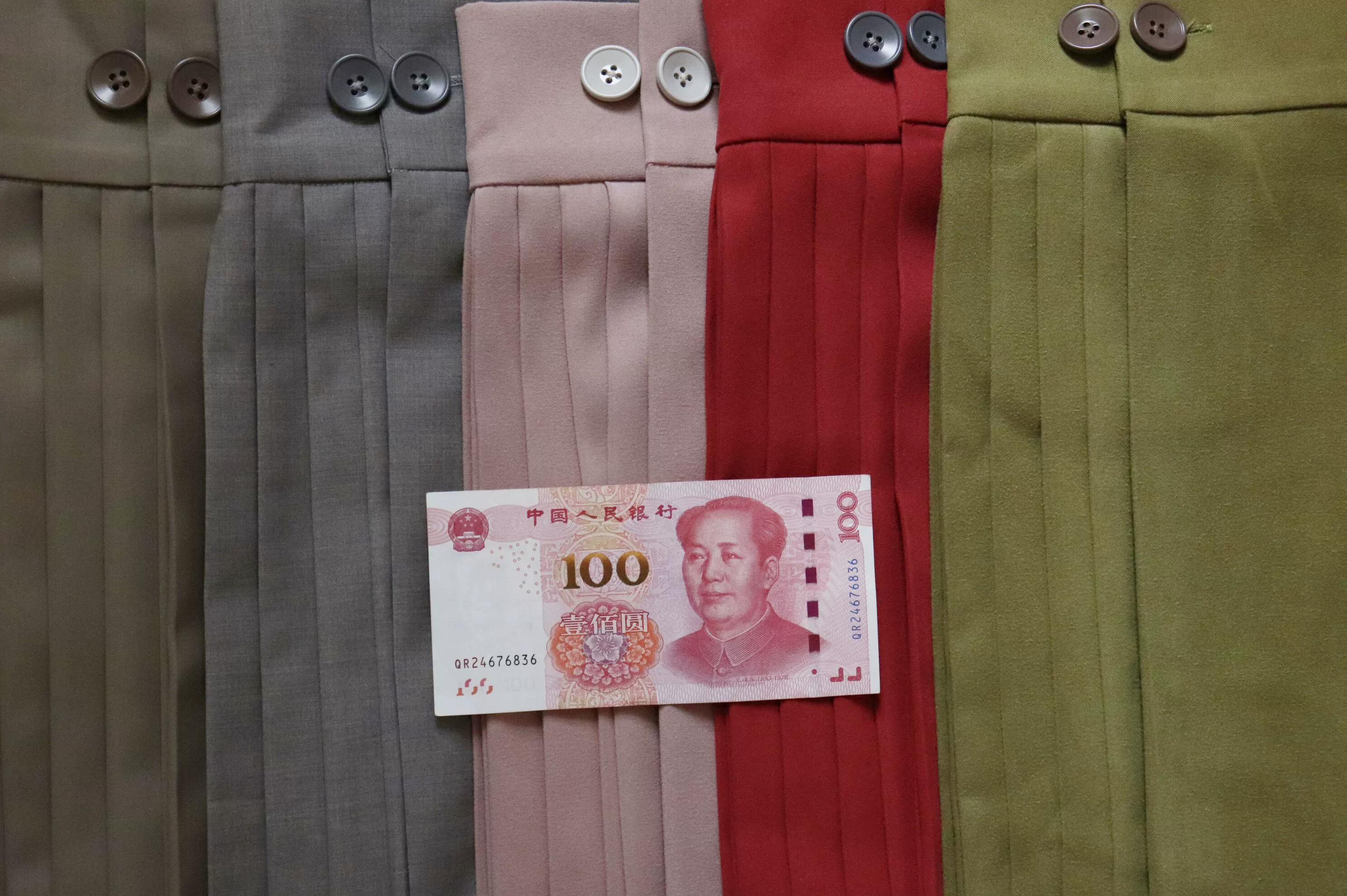 Moka 摩卡 Mocha Daily Buttoned Modernized Mamian Skirt - Image 17
