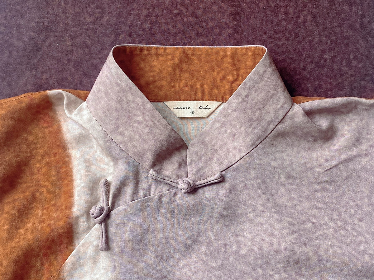 Molan Di 莫兰迪 Morandi Abstract Midcentury Daily Cap Sleeve Qipao - Image 10
