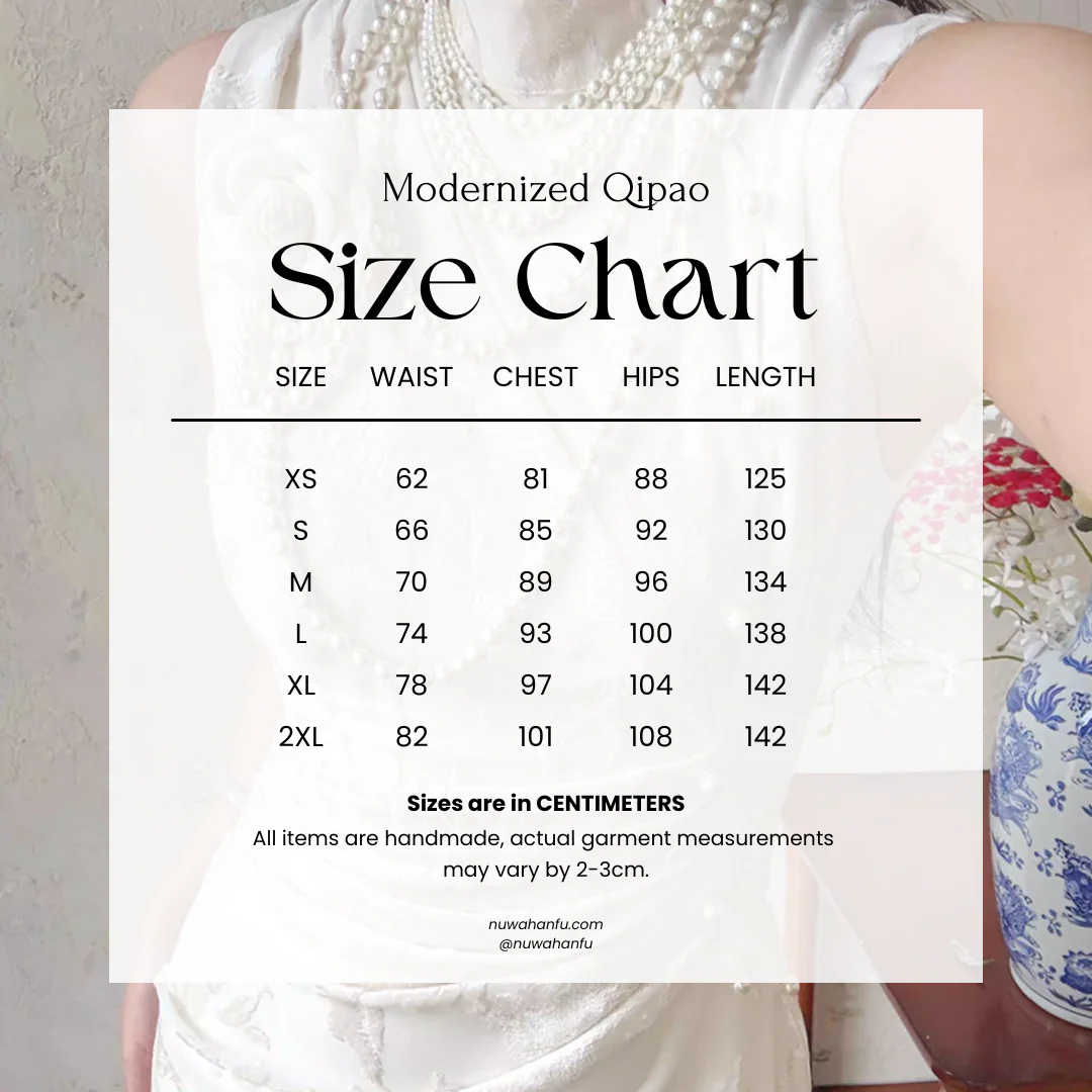 Mòli 茉莉 Jasmine Modernized Floral Satin Sleeveless Qipao - Image 8