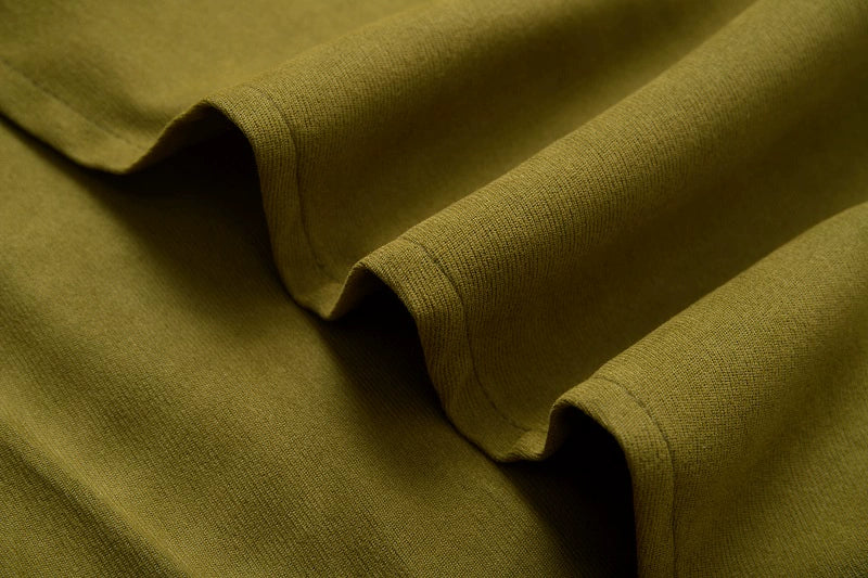 Momao Xiewen 磨毛斜纹 Brushed Twill Pocket Adjustable Modernized Mamian Skirt - Image 11