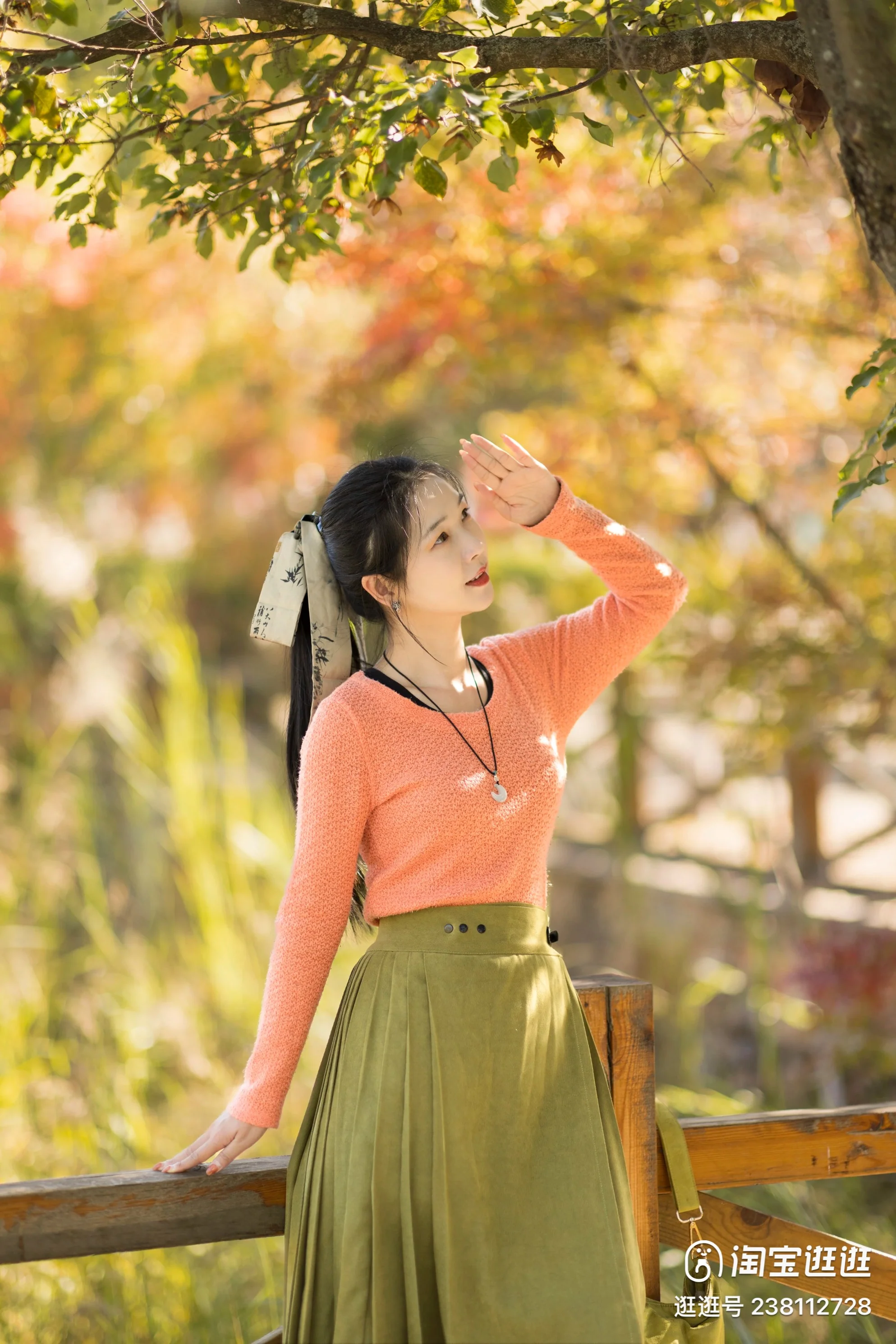 Momao Xiewen 磨毛斜纹 Brushed Twill Pocket Adjustable Modernized Mamian Skirt - Image 4