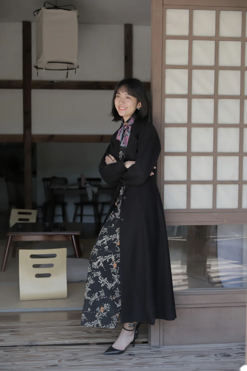 Mu Feng 沐风 Pure Wind 1930s Inspired Wool Blend A-line Trench Coat - Image 13
